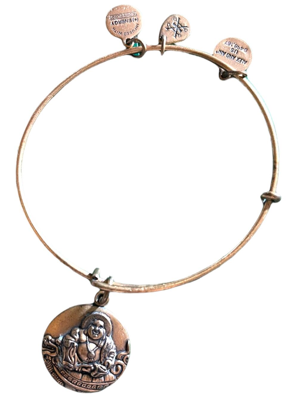 ALEX & ANI *BUDDHA CHARM* GOLD TONE- SUPER RARE! IN GREAT CONDITION